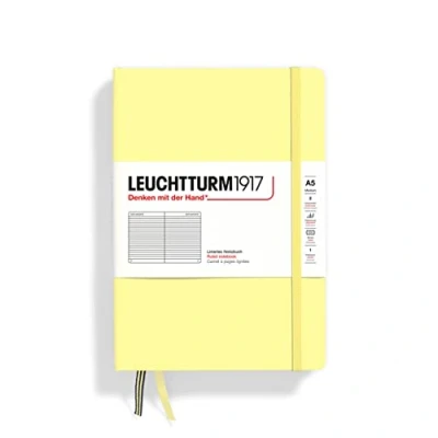 Image de LEUCHTTURM1917 365486 Carnet de notes Medium (A5), Couverture rigide, 251 pages numérotées, Vanilla, ligné