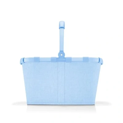 Image de reisenthel Carrybag Panier à provisions stable avec beaucoup d&#039;espace de rangement et poche intérieure pratique Design élégant imperméable, Frame Twist Powder Blue