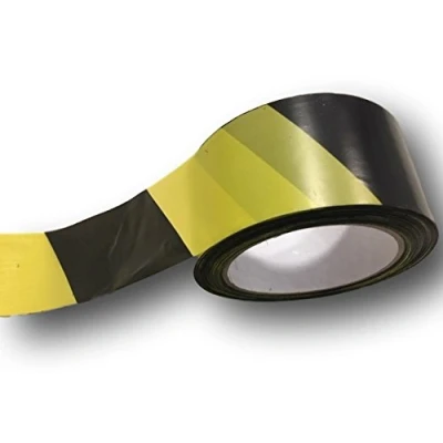 Image de Rubalise (lot de 36) jaune et noir 50 mm x 100 m Ruban signalisation chantier, travaux, balisage périmètre sécurité zone danger marque UNIVERS GRAPHIQUE Ref UGRUBAL01