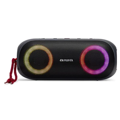 Image de Aiwa BST 650 Bluetooth Portable Speaker with Light Show, Hyper Bass, IPX6, Black EU