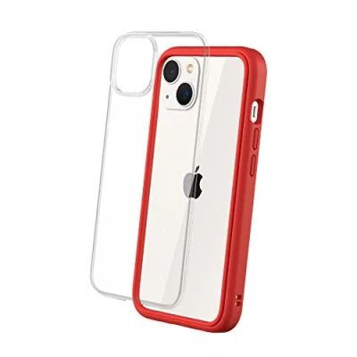 Image de RhinoShield Coque Compatible avec [iPhone 13] Mod NX Protection Fine Personnalisable Technologie Absorption des Chocs [sans BPA] Rouge