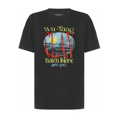Image de Mister Tee WU TANG Staten Island Oversize Tshirt imprimé, Homme, Taille: Small, Black