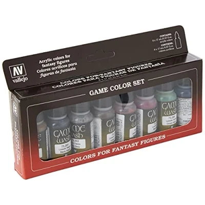 Image de Vallejo Aquarelle AV Wash Set de 8 x 17 ml Bleu