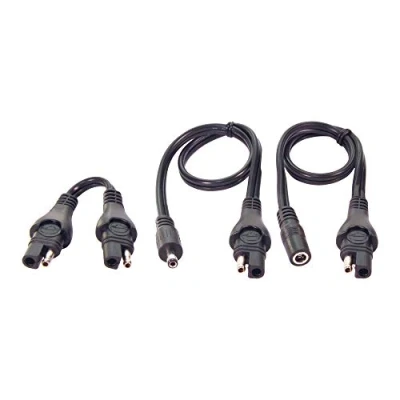 Image de Optimate TecMate Cable O 67, Kit Adaptateur, 3 pièces, SAE vers CC 2.5 mm Bleu