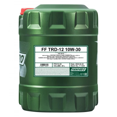 Image de Fanfaro SHPD TRD 12 10W 30 20I Huile moteur FF6112 20 MERCEDES BENZ: Classe C Berline, E Vito Mixto, SMART: Forfour I, City Coupe