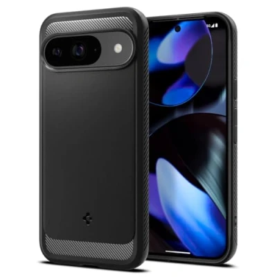 Image de Spigen Rugged Armor TPU Back Cover Noir Google Pixel 9/9 Pro