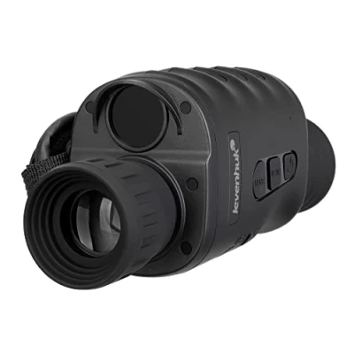 Image de Levenhuk Halo 13x Plus Compact Lightweight Digital Day and Night Vision Monocular with Inbuilt LCD Display, Photo Video Recorder