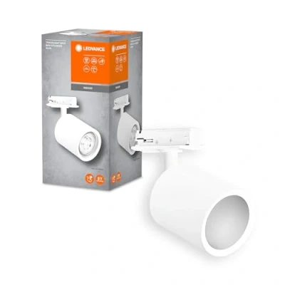 Image de LEDVANCE Mini tête de luminaire sur rail TRACKLIGHT, noire, avec culot GU10, peut être équipée d&#039;une lampe normale ou intelligente, WiFi, design type loft, protection IP20