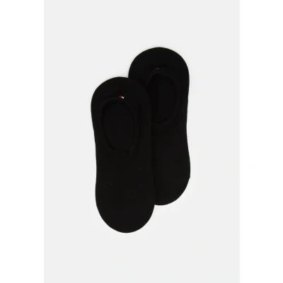 Image de Tommy Hilfiger MEN Footie 2 PACK Socquettes, Homme, Taille: 39 42, Black