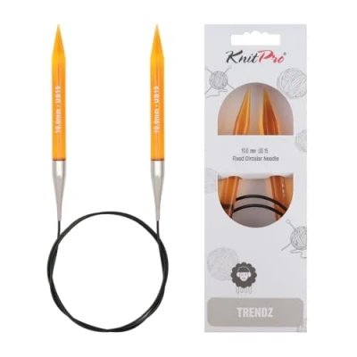 Image de KnitPro KP51152 Aiguilles Circulaires Fixes Bois Multicolore 120 cm x 10 mm