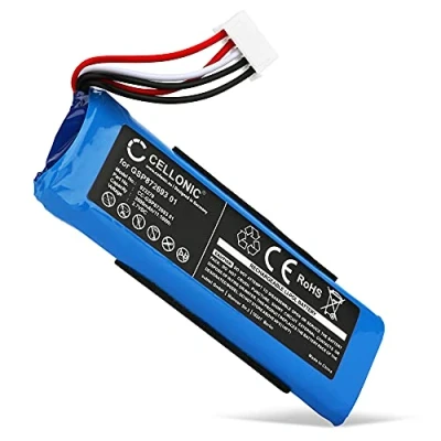 Image de CELLONIC® Batterie Remplacement GSP872693 01 3000mAh pour JBL Flip 4 / Bar 5.1 Accu Enceinte Haut Parleur Musique Portable