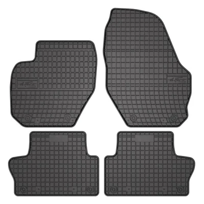 Image de FROGUM 0942 Ensemble de tapis sol Caoutchouc avant et arrière 4 noir Sur mesure VOLVO: XC60 I
