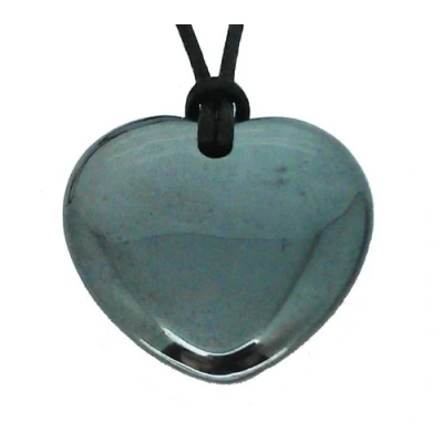 Image de Luck Trader Bélier pierre de naissance zodiaque hématite collier coeur la chance