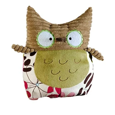 Image de Glorex Owl Chouette Sina, env. 25 cm, Cousue en Peluche de Haute qualité, à remplir soi même, avec Certificat Naissance, 0 4644 1, Multicolore