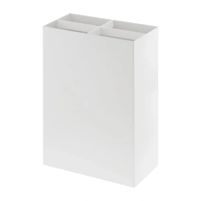 Image de Yamazaki 3451 SMART Porte parapluie, blanc, acier/polypropylène, design minimaliste, 23,5 x 12 36 cm (LxPxH)