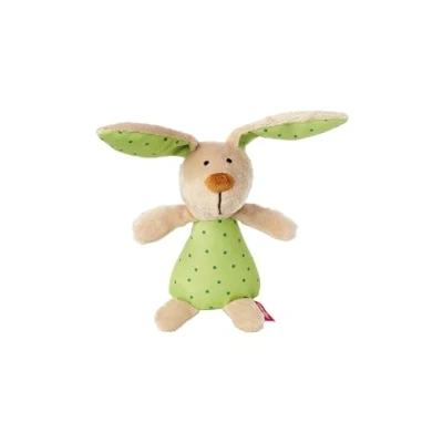Image de sigikid, 41169, fille et garçon, hochet en tissu lapin, vert/beige