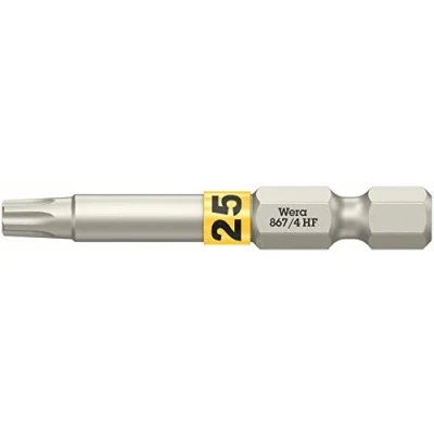 Image de Wera 05060509001 Embout avec fonction de retenue; 867/4 TORX® HF Embouts retenue, TX 25 x 50 mm