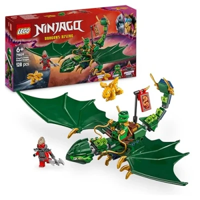Image de LEGO Ninjago Le Dragon Vert de la forêt Lloyd Jouet Construction avec 2 minifigurines et Un articulé Stimule Jeu créatif Idée Cadeau pour garçon dès 6 Ans 71829
