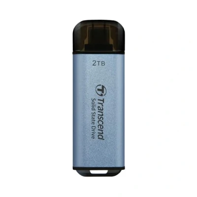 Image de Transcend ESD300 Technologie Thunderbolt 2 To USB Type A vers C 3.2 Gen 2x2 Bleu Neuf