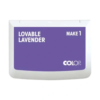 Image de COLOP tampon encreur MAKE 1 Lovable Lavande, 50 x 90 mm, pour manuel traditionnel et créatif