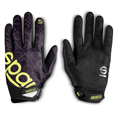 Image de SPARCO MECA 3 GANTS TAILLE 10 (M) NOIR/JAUNE