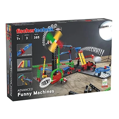 Image de fischertechnik Funny Machines 551588 kit de Construction pour Enfants avec réactions en chaîne, à partir 7 Ans, Divers