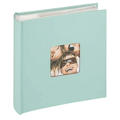Image de Walther Design Album photo vert menthe 200 photos Carnet mémo 10 x 15 cm avec découpe de couverture, Fun ME 110 A