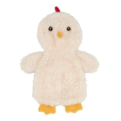 Image de Best Pet Supplies Jouet en Peluche froissée pour Chien Jeu interactif, Chiot et Senior, Forme de Poulet coloré, Mignon câlin froissé (crème)