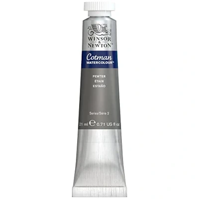 Image de Winsor &amp; Newton Cotman Aquarelle 511 Etain ROW, Tube 8ml
