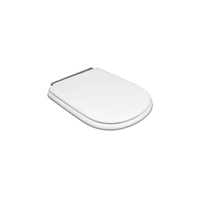 Image de Ideal Standard Abattant WC, Lunette Toilette, Siège CALLA,T627801, Facile à installer,Résistant, Fixations incluses, Blanc,Modèle authentique