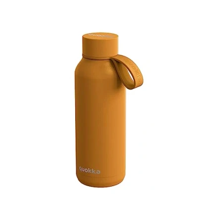 Image de Quokka SOLID CON SUPPORTO AMBER TERMO BOUTEILLE EN ACIER INOXYDABLE AVEC POIGNÉE 510 ML