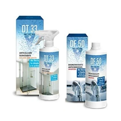 Image de Metacril Nettoyant + Détartrant antigoutte pour bac de douche Super désincrustant anticorrosif concentré DT33 500 ml DF50
