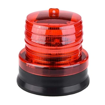 Image de GOTOTOP Voyant d&#039;avertissement à LED, lumières stroboscopiques d&#039;urgence sans Fil, Feux Clignotants de Balise pour Camion Voiture avec magnétique(Rouge)
