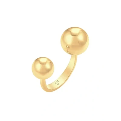 Image de Elli Statement Kugeln Bague goldcoloured, Femme, Taille: 54, Gold coloured