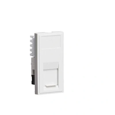 Image de Knightsbridge NETCAT5WH UTP CAT5E Module de Sortie RJ45 Blanc 25 x 50 mm, ABS