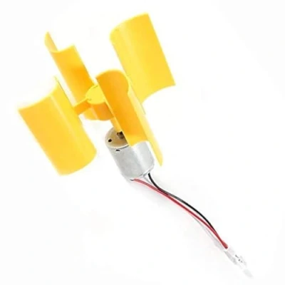 Image de LHKJ Mini éolienne Verticale Turbines Générateur,Moteur De Générateur Vent Éolienne DIY Modèle Turbine