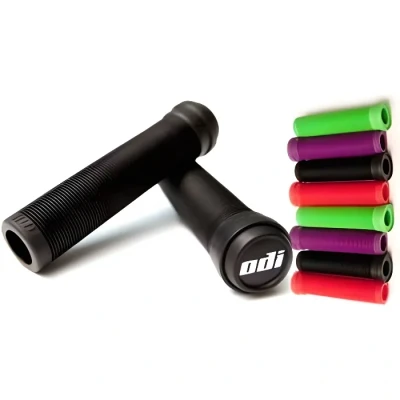 Image de ODI F01LSBU Poignées longneck de BMX ST Violet Taille: 143 mm