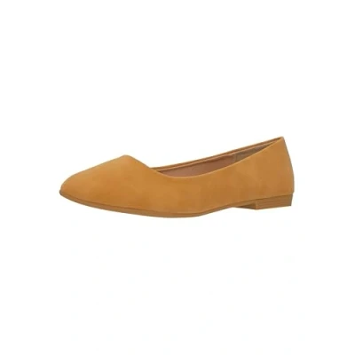 Image de Elara Ballerines Femme Confortable Slip Ons Plat Chunkyrayan Neu B3039H BL Camel 39