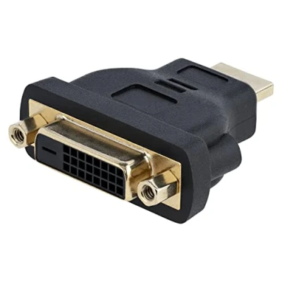 Image de StarTech.com Adaptateur HDMI vers DVI Convertisseur D M F Noir vidéo liaison double (M) pour D…