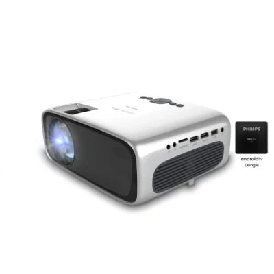 Image de Philips NeoPix Ultra One+, projecteur True Full HD intégrant Une clé Android TV et Chromecast, connecteur HDMI
