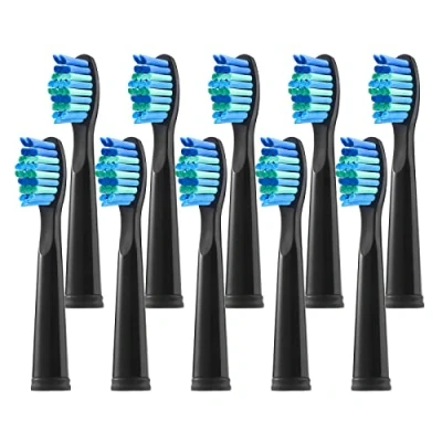 Image de Teeteck Brossettes de Rechange Pour Fairywill,10 Pack Tête brosse Fairywill 507/508/515/551/917/959/2011/D1/D3/D7/D8 Doux