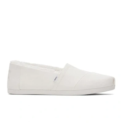 Image de TOMS Femme Alpargata Semelle de Mocassin, White Canvas, 37.5 EU