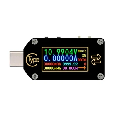 Image de Fasizi TC66C Type C Bluetooth PD Déclencheur USB Tension Ampèremètre Capacité Compteur 2 Voies Mesure Chargeur Batterie APP PC Testeur