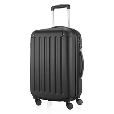 Image de HAUPTSTADTKOFFER Spree Bagages Cabine à Main, Valise Rigide, Trolley, ABS, TSA, extra léger, extensible, 4 roues, 55 cm, 42 L, Noir