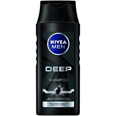 Image de NIVEA MEN Shampooing profond (250 ml) de soin revitalisant au charbon actif pour une fraîcheur longue durée