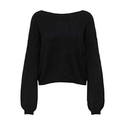 Image de ONLY ONLXENIA L/S Pullover EX KNT Sweater, Noir, M Femme