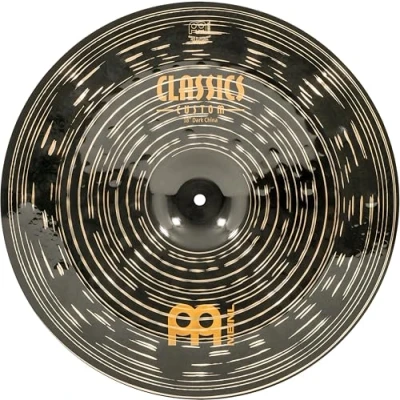 Image de Meinl Cymbals Classics Custom Dark Cymbale China 18 pouces (45,72cm) pour Batterie B12 Bronze, Finition Sombre, Fabriquée en Allemagne (CC18DACH)