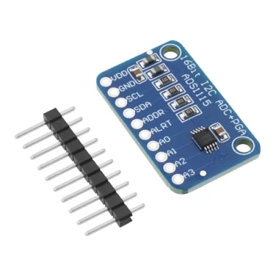 Image de eMagTech ADS1115 ADC 16 Bits 4 Canaux Module Carte de Développement Convertisseur Analogique numérique Compatible avec Raspberry Pi la