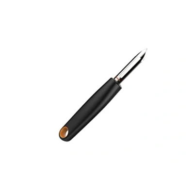Image de Fiskars Économe à lame fixe, Longueur: 18 cm, Acier/Plastique, Functional Form, Noir/Orange, 1014418