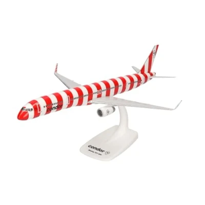 Image de herpa modèle d&#039;avion Snap Fit Condor Boeing 757 300 &quot;Passion, Miniature à l&#039;échelle 1:200, Objet de Collection, avec Support, Plastique